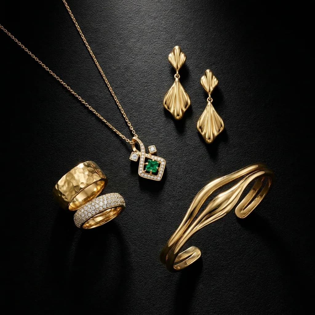 Jewelry — Necklaces, earrings, bracelets and rings
