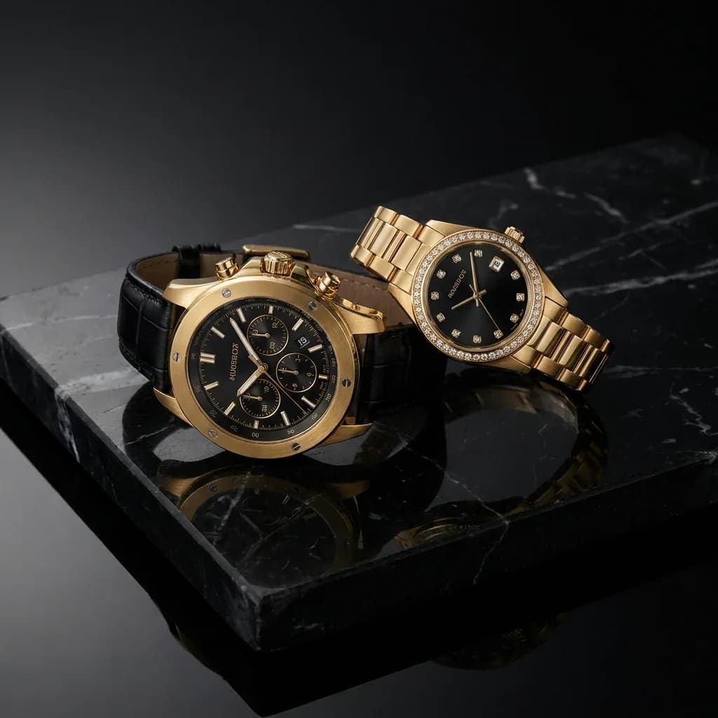 Watches — Automatic and quartz, gold and steel